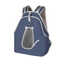 Cat Backpack Double Shoulder Pet Dog Bag Portable Travel Backpack Outdoor Pet Carrier Bag Front Bag Mesh Backpack