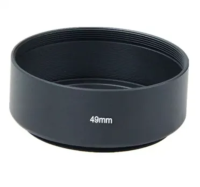 เลนส์ฮู้ดขนาด 49 มม. Metal Lens Hood Cover for 49mm Filter/Lens (1328)