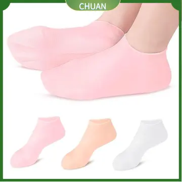 FINETOO 1pair Ladies Invisible Boat Socks Heel with Non-slip Spring and  Summer Ultra-thin Socks Shallow Mouth Low To Help Women