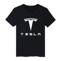 Alimoo Tesla Motors เสื้อยืด ผ้าฝ้าย ทรงหลวม ขนาดใหญ่ สําหรับผู้ชาย และผู้หญิง 1334AS-5XL