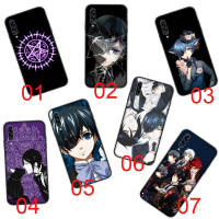 Black Butler อ่อนนุ่ม ซิลิโคน เคสโทรศัพท์ หรับ iPhone XR 7 6s 6 11 5s XS 5 8 SE Max Plus X Pro Black ปก