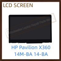 14.0 LCD สำหรับ HP Pavillion X360 14-BA 14M-BA ชิ้นส่วนจอสัมผัสแอลซีดีของเครื่องแปลงดิจิทัลกับกรอบพร้อมบอร์ดขนาดเล็กแบบสัมผัส