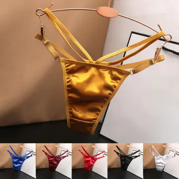 Sexy Women Pearl G String And Thongs Solid Low Waist Underwear