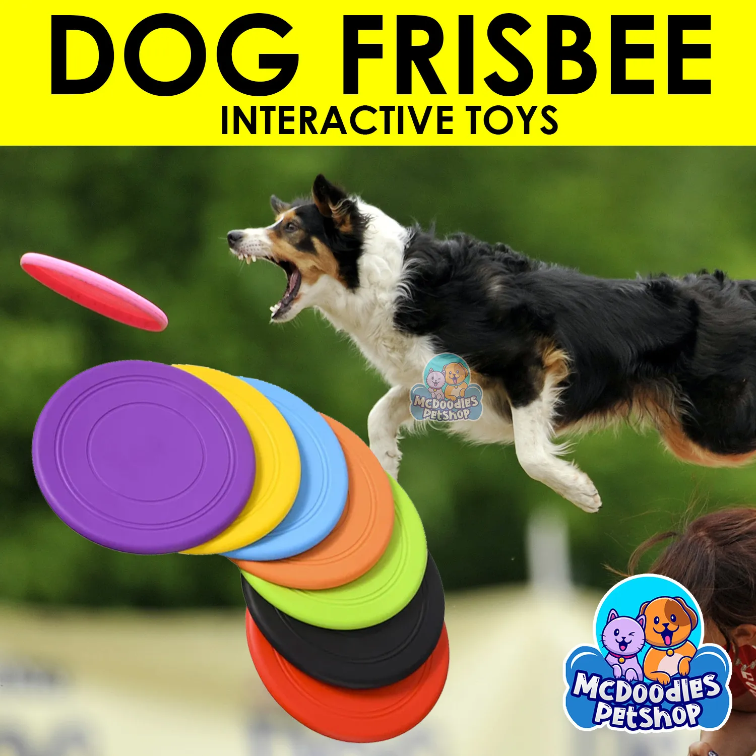 Trend Tante Herinnering Dog Frisbee Flying Saucer Interactive Toy | Lazada PH