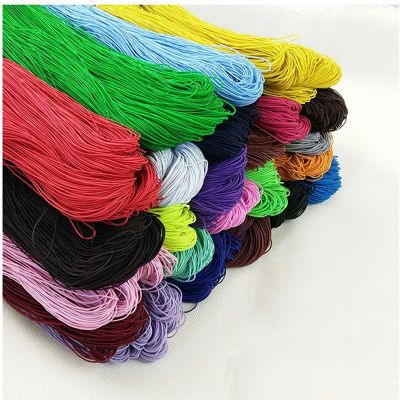 ✗ 1.0mm 23meter High-Elastic Round Elastic Band Rubber Band Elastic Cord DIY Sewing Crafts Jewelry Making DIY Accessories