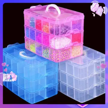 Shop 3 Layers 18 Compartments Clear Storage Box Container Jewelry Bead  Organizer Case with great discounts and prices online - Nov 2023