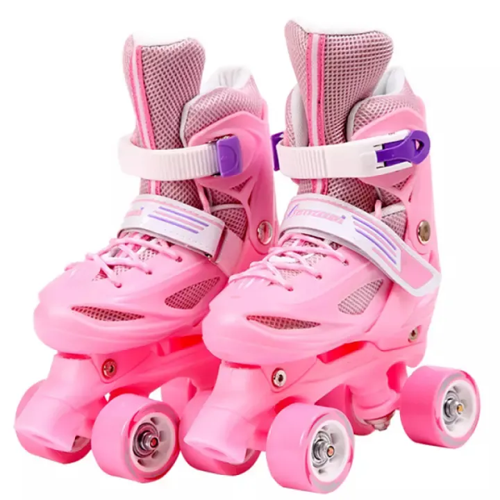 Roller Skates 4 Wheels For Kids Boys Roller Skates 4 Wheel 12 Years old Girl Red Roller Skate