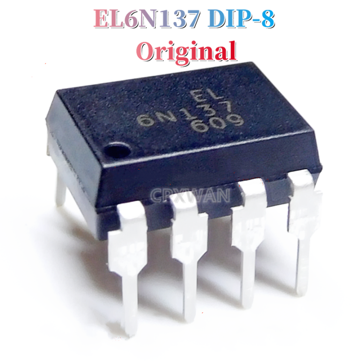 10pcs Original EL6N137 DIP8 EL 6N137 DIP8 High Speed 10MBit/s Logic