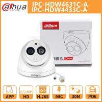 Dahua IP Camera Security 4MP IPC-HDW4433C-A HD 6MP IPC-HDW4631C-A Camara Surveillance Night Vision IR PoE Built-in Mic Cameras