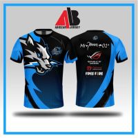 2023 NEW   T SHIRT game free fire kaos baju FF MLBB Aov free nickname  free ongkir via  pay  (Contact online for free design of more styles: patterns, names, logos, etc.)