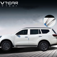 Vtear สำหรับ Nissan TERRA 2018-2021ขอบหน้าต่างรถยนต์,อุปกรณ์ตกแต่งรถยนต์ทำจากโครเมียมสเตนเลสสตีลตกแต่งรถยนต์ภายนอกรถยนต์