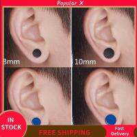 POPULAR X 5 สี 6/8/10/12MM ทรงกลม ของขวัญแฟน กระตุ้นจุดฝังเข็ม ห้ามเจาะ กระดุมต่างหูแม่เหล็กปลอม