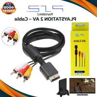 【เรือจากประเทศไทย】original สาย AV PS1 PS2 PS3 Audio Video AV Cable Cord Wire to 3 RCA TV Lead for Sony Playstation PS1 PS2 PS3 goodboss89