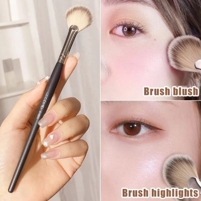 ‘；【-； Loose Powder Brush Makeup Brush Blush Brush Highlighter Brush Partial  Powder Brush Makeup Tool Beauty Supplies Maquiagem