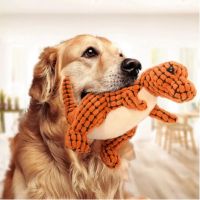 1PC Cat and Dog Pet Plush Dinosaur Toy Interactive Dog Chew Toy Plush Stuffing Pet Supplies Interactive Dog Toys Dog Accessories Toys