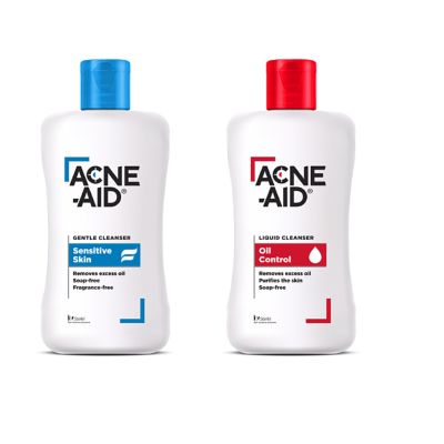 Acne-Aid Liquid Cleanser และ Acne Aid Gentle Cleanser 100 ml. แอคเน่-เอด เคลนเซอร์ มีให้เลือก 2 สูตร