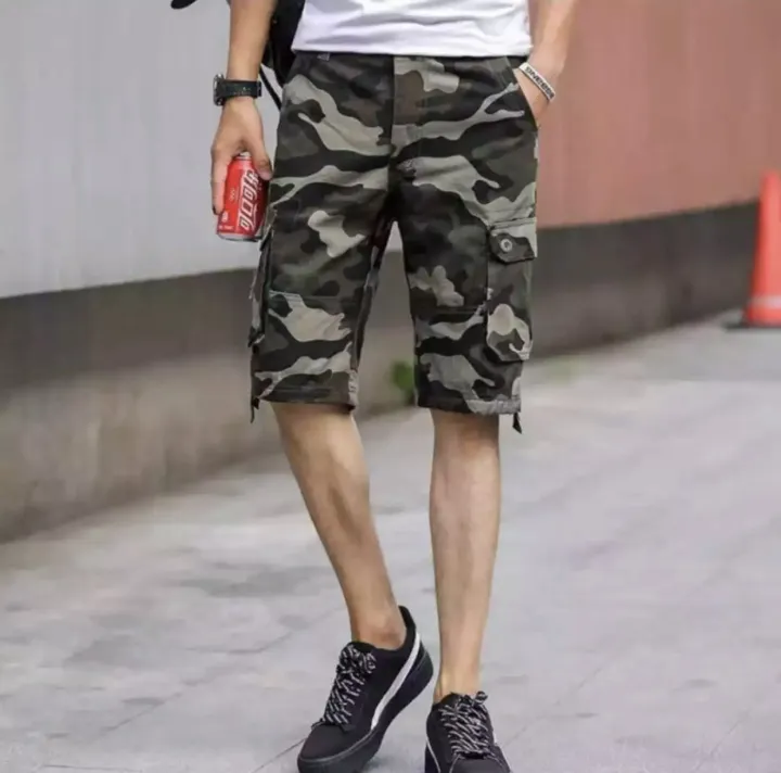 6 pocket shorts camouflage