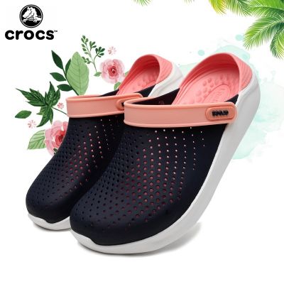 TOP✚ 2019 ฤดูร้อนรองเท้าแตะผู้หญิง Crocs Literide รองเท้าชายหาดสุดน้ำหนักเบา