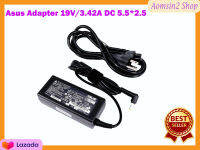 อะแดปเตอร์ Asus Adapter 19V/3.42A DC 5.5*2.5 เเท้ ทรงยาว