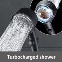 ZhangJi New 5 Modes Adjustable Shower with Inside Cotton Filter One-key Stop Saving