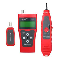 NOYAFA Multi-functional LCD Network Cable Tester High Precision Line Finder Coaxial Line Tester RJ11 RJ45 Wire Length Finder with 1 Remote Adapter