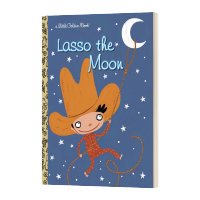 Milu Lasso The Moon สีทองเล็กๆสมุดปกแข็งสีหนังสือภาษาอังกฤษดั้งเดิม