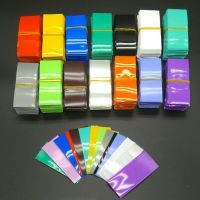 100pcs 18650 Battery Wrap Sleeve Shrink Shrinkable Tube Insulated Multicolor FilmTape Protector Cover Pipe