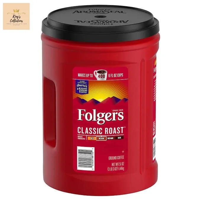 Folgers Classic Roast Ground Coffee ( 51 oz. ) Lazada PH