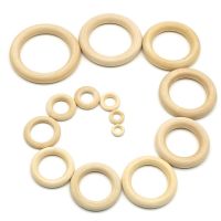 【YF】☋  15-150mm Rings Crafts Macrame Rope Pendant Accessories Wood Hoop Wedding Kids Supplies