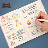 Korean Notebook Planner Agenda Journal Daily Weekly Notepad Color Pages Diary Kawaii Stationery School Office Accessories