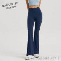 【hot】▥  DANCEFISH 2023 Tight Pants Waist Tummy Low Intensity Wear Walk Joggings Pilates Flared Trousers