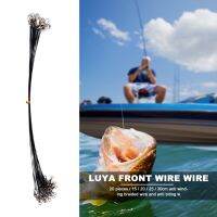 20x Lure Fishing Sufficient Enduring Ruggedness Steel Wire Anti-bite Wire Leader with Swivel Lure Fishing Tackle