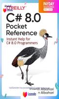 (พร้อมส่ง) หนังสือภาษาอังกฤษ C# 8.0 Pocket Reference : Instant Help for C# 8.0 Programmers [Paperback]