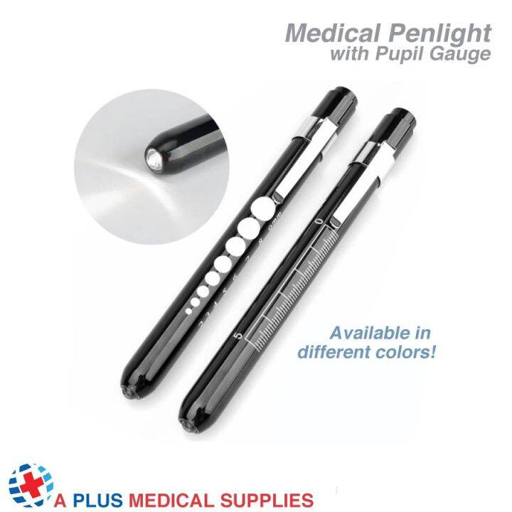 Medical Penlight with Pupil Gauge First Aid Nurse Lazada PH