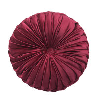 European Style Round Solid Seat Cushion Decorative Velvet Fabric Back Cushion Sofa Pillow Bed Pillow Outdoor Garden Cushions