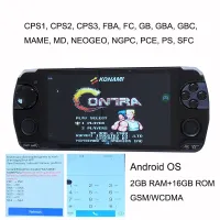 5.0-Inch IPS Display PSP Phone Classics Handheld Game Console Nostalgic GBA NES FC CP1 2 MD Gaming Console With 2G GSM 3G WCDMA