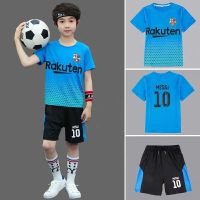 Kids Clothing Boy Football Jersey Sult kanak-kanak Pasang budak jersey Childrens training Tops+Shorts Suit