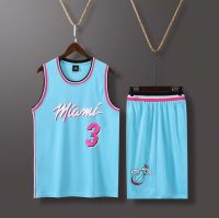 ชุดบาสเกตบอล Miami Heat สกรีนเบอร์