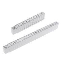 New 1M 2M 10 parts Folding Carpenters Ruler Lightweight Compact Measuring Stick Slide Fold Up for Woodworking