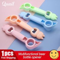 Quail 1pcs 4 in 1 Multi Function Can Opener Bottle Opener Beer bottle opener Kitchen Accessories Kitchen Gadgets