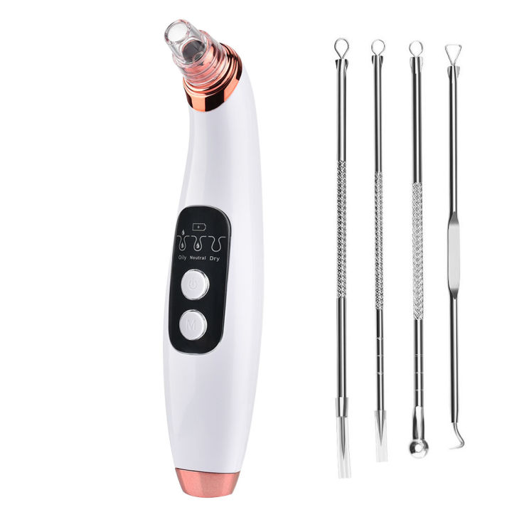Visual Blackhead Remover Vacuum Pore Cleaner Acne Remover Electric Heating Nose Face Deep Cleansing WIFI Camera Beauty Device