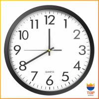 TOP นาฬิกาแขวนผนัง -นาฬิกาแขวน วเลขนูน ขนาด 10 นิ้ว นาฬิกาแขวนผนัง นาฬิกทรงกลม นาฬิกาลายต้นไม้ นาฬิกาแขวนผนังสีดำ Wall Clock