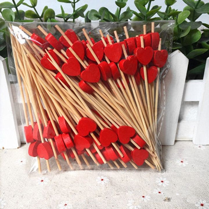 100ps-9cm-red-peach-heart-fruit-fork-sticks-buffet-cupcake-toppers-cocktail-forks-wedding-festival-decorations-birthday-party