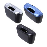 Car Trash Can with Lid Hanging Trash Container Automotive Mini