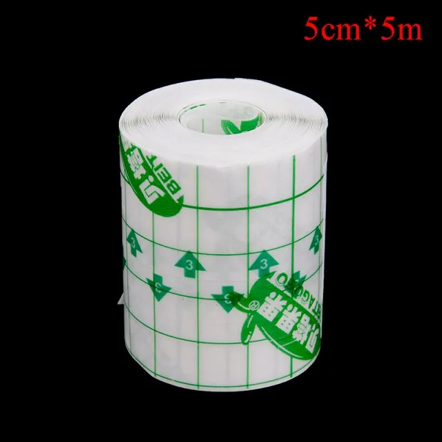 5M/Roll Non woven Fabric film Waterproof Transparent Tape Adhesive
