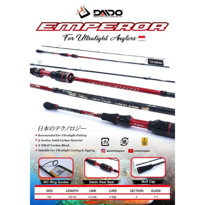 Joran Daido Emperor Ul 662 Dan 702 Solid Carbon Lazada Indonesia