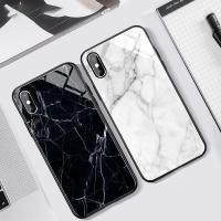 SoCouple Tempered Glass Phone Case For iphone 13 Pro 11 12 14 Pro Max XR Xs mini Marble Phone Case For iphone 7 8 plus SE Cover