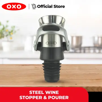 OXO Good Grips Wine Stopper and Pourer Combination Stainless Steel