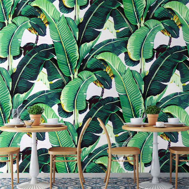 hot-european-style-retro-tropical-rain-forest-plant-banana-leaf-photo-wallpaper-pastoral-mural-background-wall-mural-bedroom-fresco