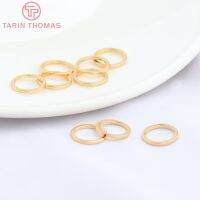 [Hot A] (4783)20PCS10x1MM 24K สีทองทองเหลืองแหวนปิดเชื่อมต่อเสน่ห์คุณภาพสูง DIY อุปกรณ์เสริมจิวเวลรี่ขายส่ง